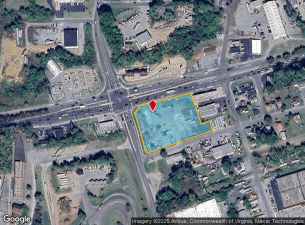 1109 Hollins Rd Ne, Roanoke, VA Parcel Map