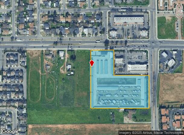 4485 W Ashlan Ave, Fresno, CA Parcel Map