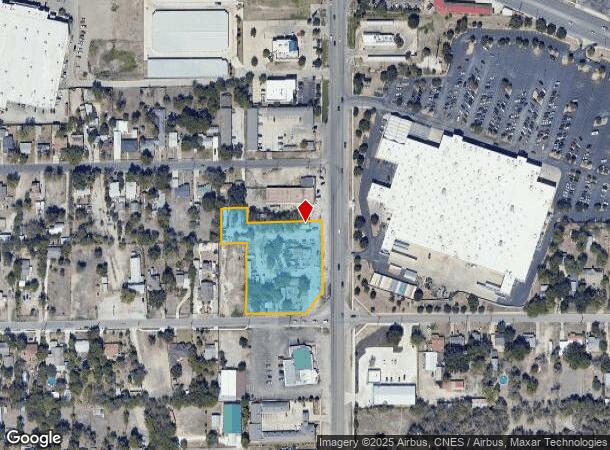  3623 Roosevelt Ave, San Antonio, TX Parcel Map
