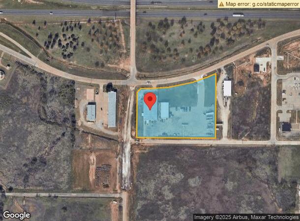  2707 Central Fwy E, Wichita Falls, TX Parcel Map