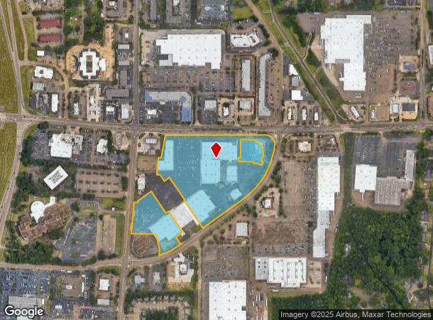  1039 E County Line Rd, Jackson, MS Parcel Map