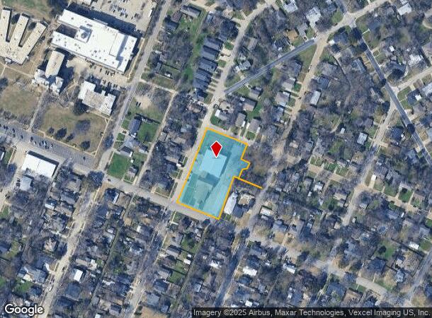  908 Sycamore St, Waxahachie, TX Parcel Map