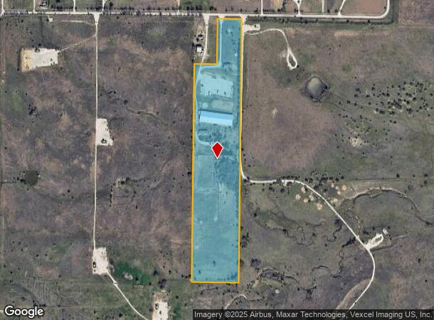 7895 T N Skiles Rd, Ponder, TX Parcel Map