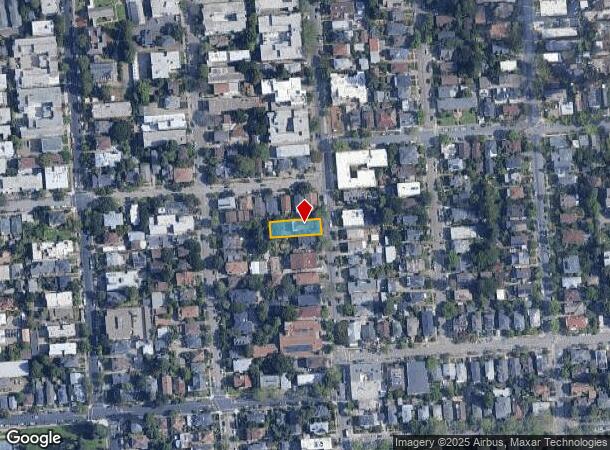  2610 College Ave, Berkeley, CA Parcel Map