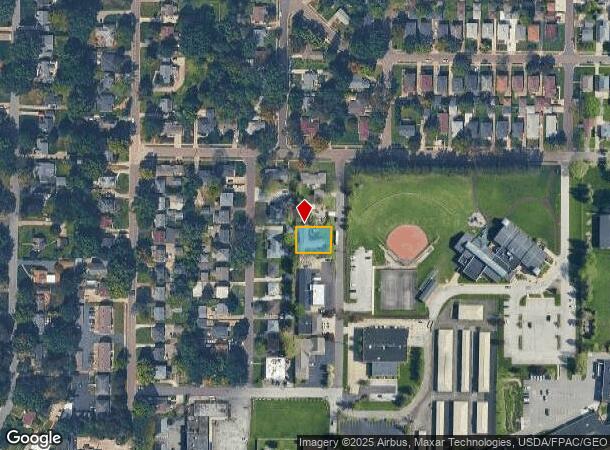  134 Western Ave, Akron, OH Parcel Map