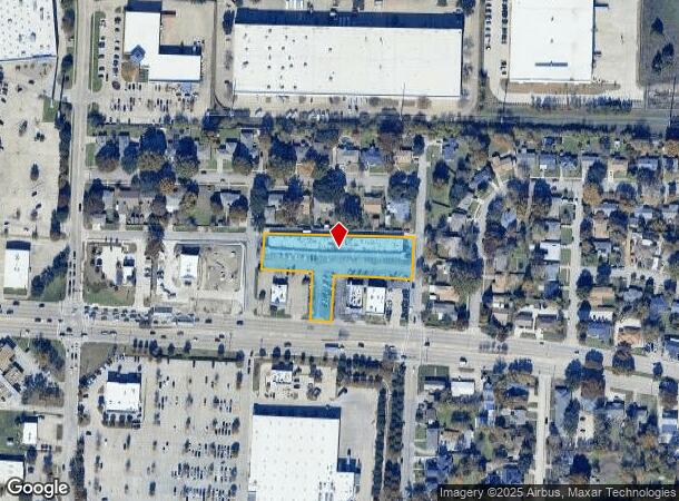  1502 W University Dr, Mckinney, TX Parcel Map