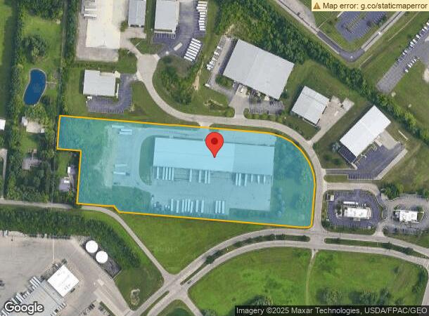  8203 Expansion Way, Dayton, OH Parcel Map