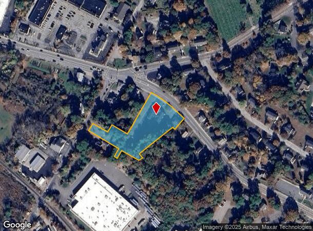 308 W Central St, Franklin, MA Parcel Map