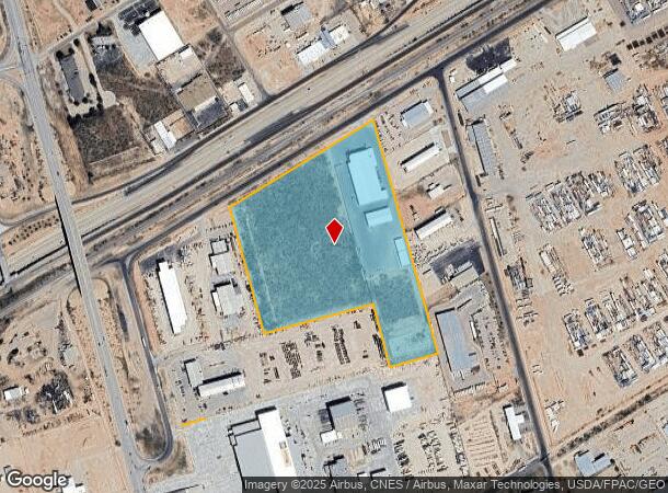  10111 W Industrial Ave, Midland, TX Parcel Map