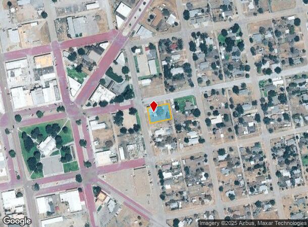  100 S 7Th St, Slaton, TX Parcel Map