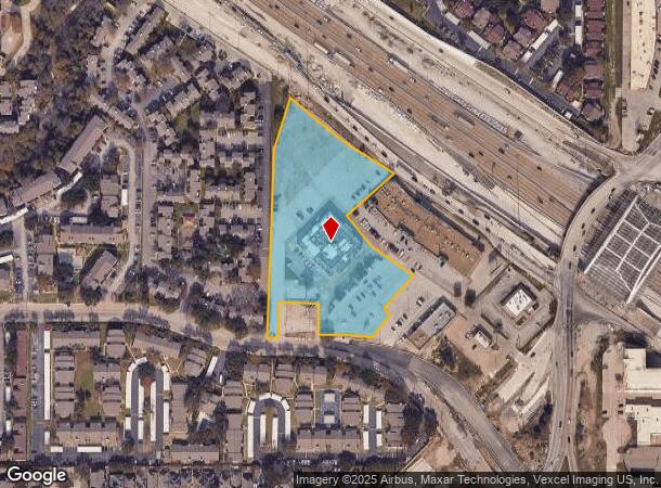 10051 Whitehurst Dr, Dallas, TX Parcel Map