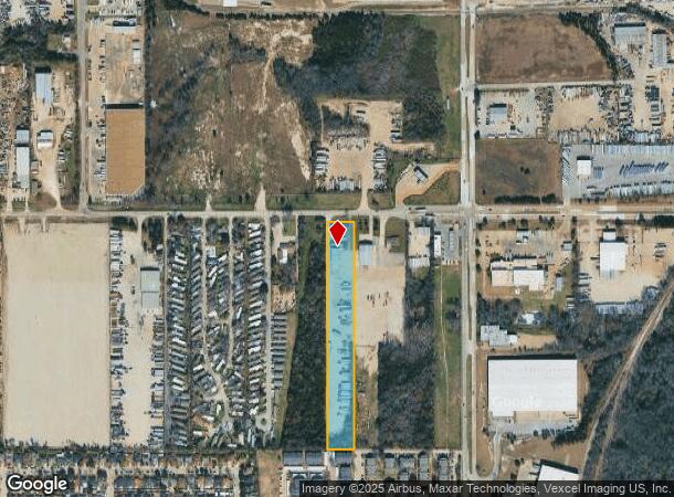  5120 W Ledbetter Dr, Dallas, TX Parcel Map