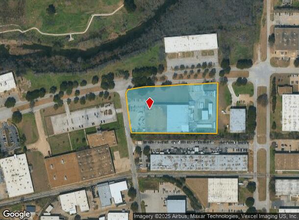 1102 E Avenue J, Grand Prairie, TX Parcel Map