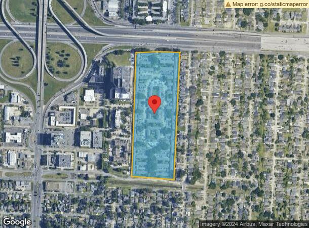  2500 S I 10 Service Rd E, Metairie, LA Parcel Map