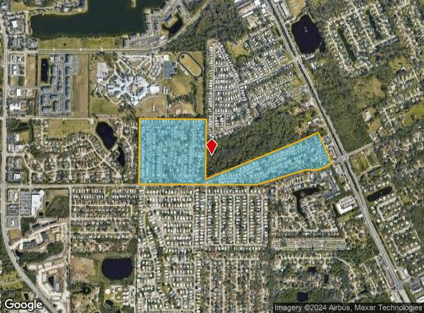  1 Spring Dr, Port Orange, FL Parcel Map