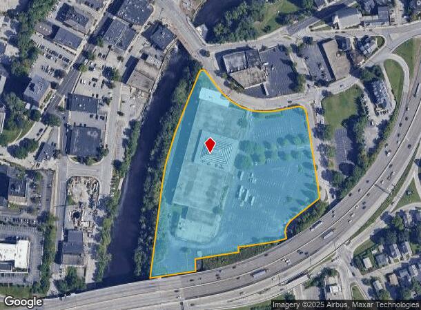 100 Main St, Pawtucket, RI Parcel Map