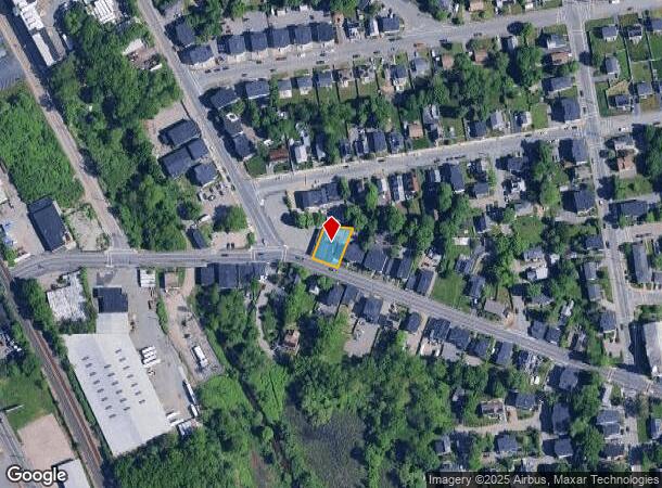  128 Ames St, Brockton, MA Parcel Map