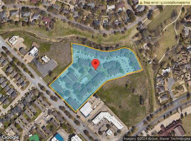  7425 S Hulen St, Fort Worth, TX Parcel Map