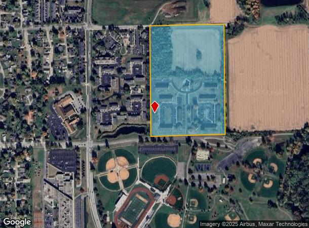  135 E Brunswick Dr, Columbus, IN Parcel Map