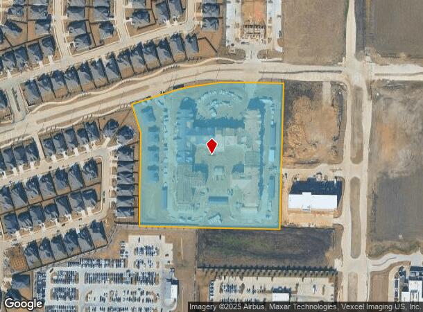  1710 Prairie Dr, Prosper, TX Parcel Map