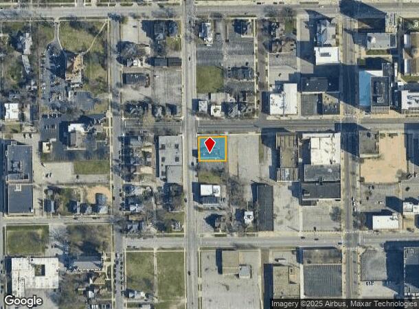 418 W Jefferson Blvd, South Bend, IN Parcel Map