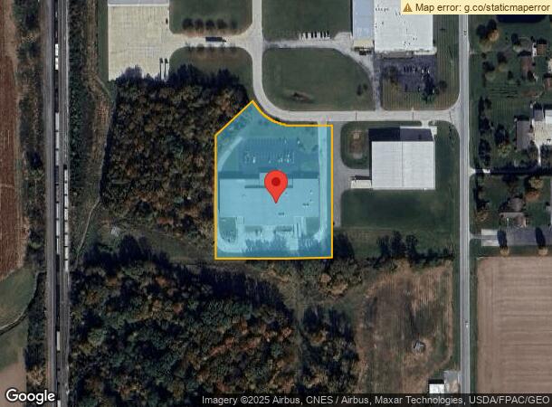  602 S Corporate Dr W, Fostoria, OH Parcel Map