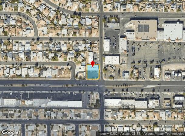  4000 W Sahara Ave, Las Vegas, NV Parcel Map