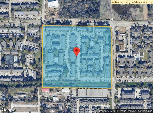  8791 Hammerly Blvd, Houston, TX Parcel Map