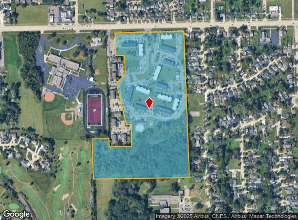  15027 Brookview Dr, Riverview, MI Parcel Map