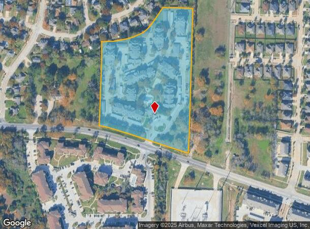 2401 E Mckinney St, Denton, TX Parcel Map