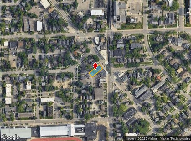 628 Packard St, Ann Arbor, MI Parcel Map