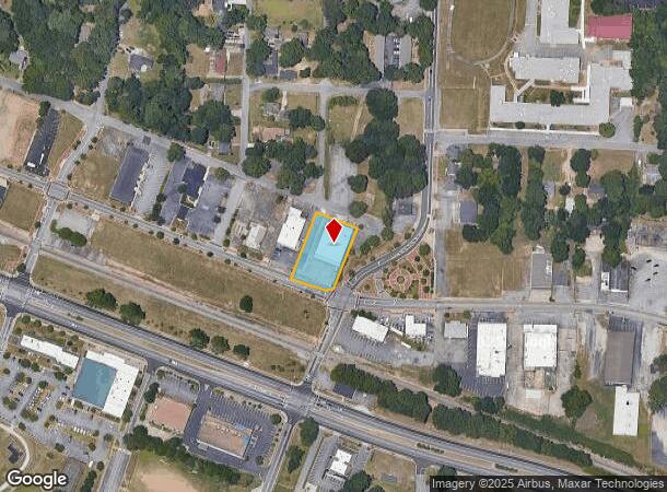  858 Main St, Forest Park, GA Parcel Map