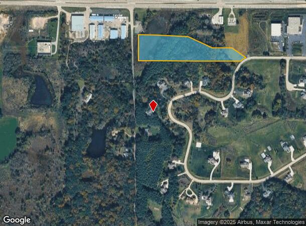 4272 N Woodcrest Ridge Dr, West Bend, WI Parcel Map