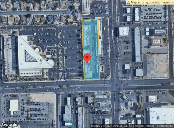  6122-6168 W Sahara Ave, Las Vegas, NV Parcel Map