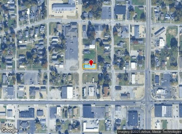  202 N Parkhill St, West Frankfort, IL Parcel Map