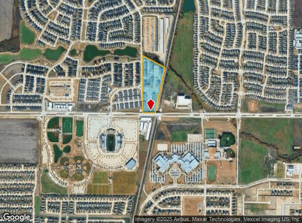  4400 Prairie Xing, Prosper, TX Parcel Map