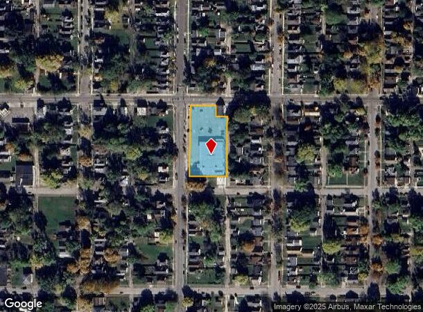  1301 S E St, Richmond, IN Parcel Map