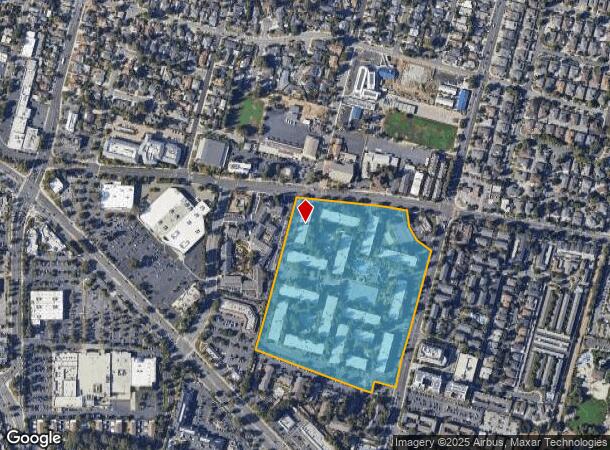  655 S Fair Oaks Ave, Sunnyvale, CA Parcel Map