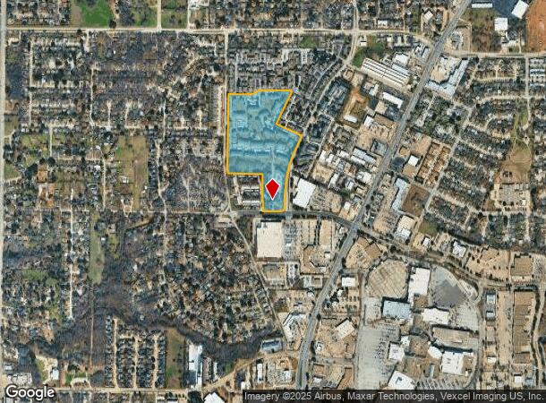  1601 W Arbrook Blvd, Arlington, TX Parcel Map