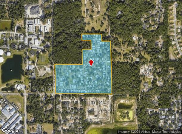  1101 S Walnut Way, Deland, FL Parcel Map