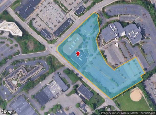  1 Wayside Rd, Burlington, MA Parcel Map