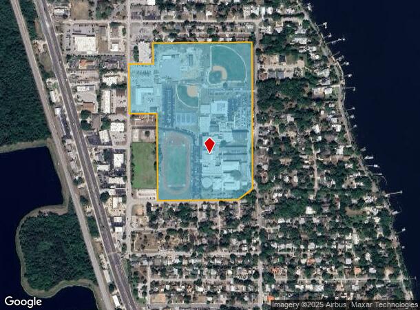 220 Rockledge Ave S, Rockledge, FL Parcel Map