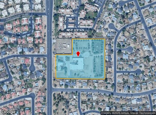  1535 N Dobson Rd, Chandler, AZ Parcel Map