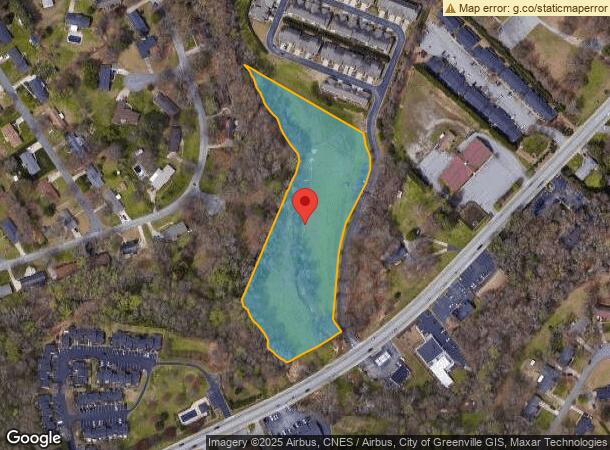 E Butler Rd, Mauldin, SC Parcel Map