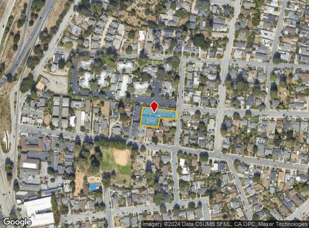  217 Berry St, Santa Cruz, CA Parcel Map