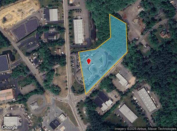  1074 W Washington St, Hanson, MA Parcel Map