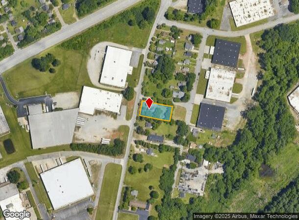  1901 S Elm St, High Point, NC Parcel Map