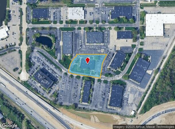 6410 Castleway West Dr, Indianapolis, IN Parcel Map