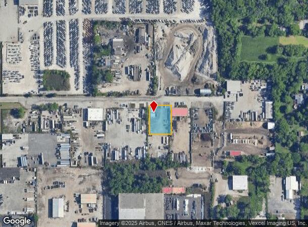 3825 W 166Th Pl, Markham, IL Parcel Map