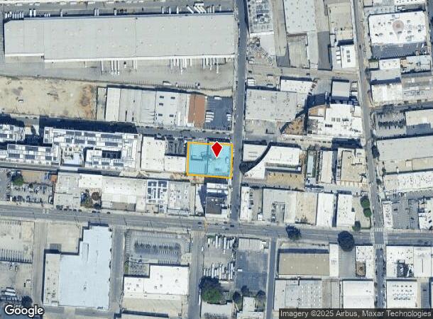  1738 E Industrial St, Los Angeles, CA Parcel Map